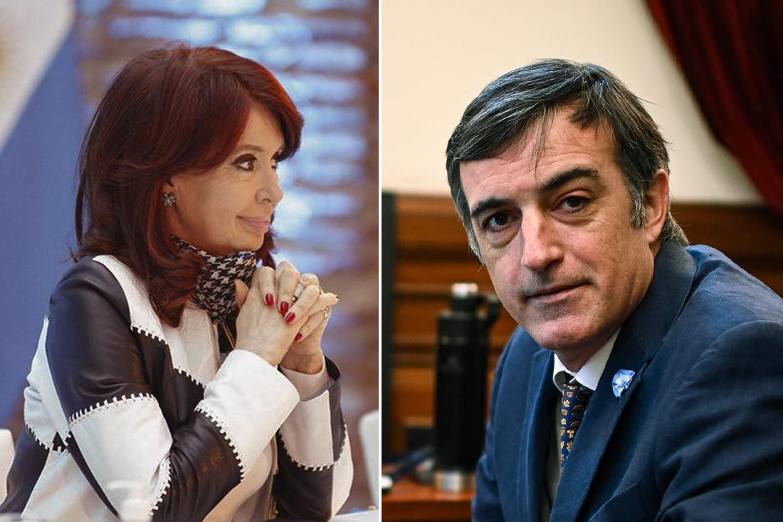 Cristina Kirchner y Esteban Bullrich, NA