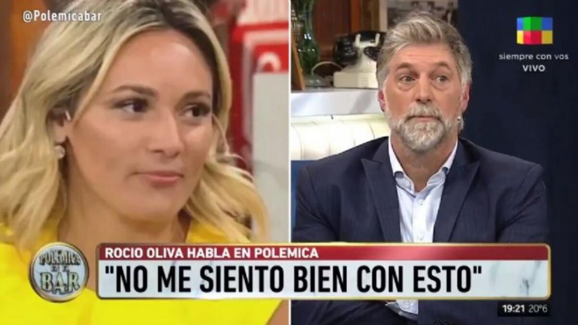 Rocío Oliva cruzó a Horacio Cabak: 