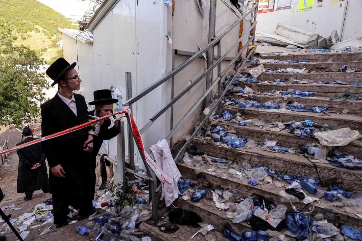 Estampida fatal en Israel, REUTERS