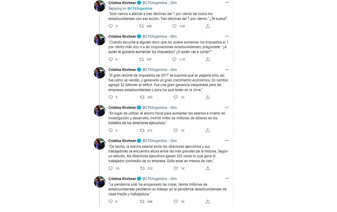 Hilo de Twitter CFK por discurso de Biden 4