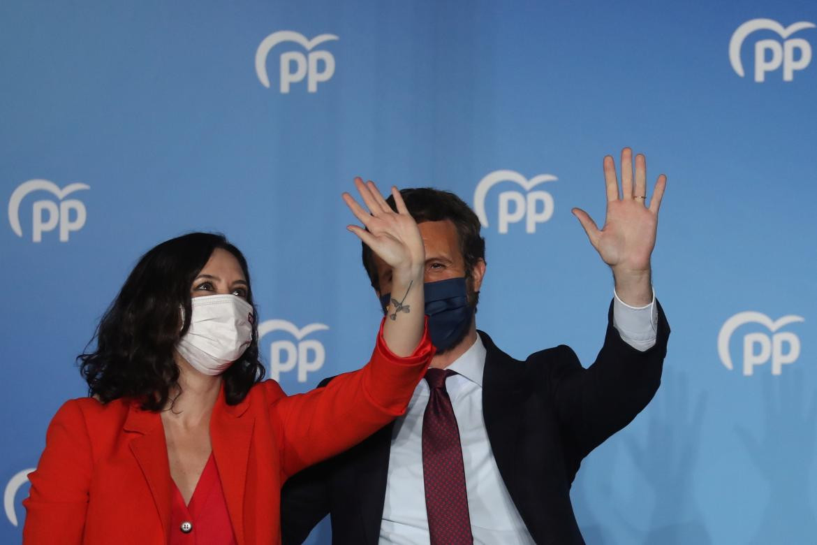 Triunfo del PP en Madrid, España, REUTERS