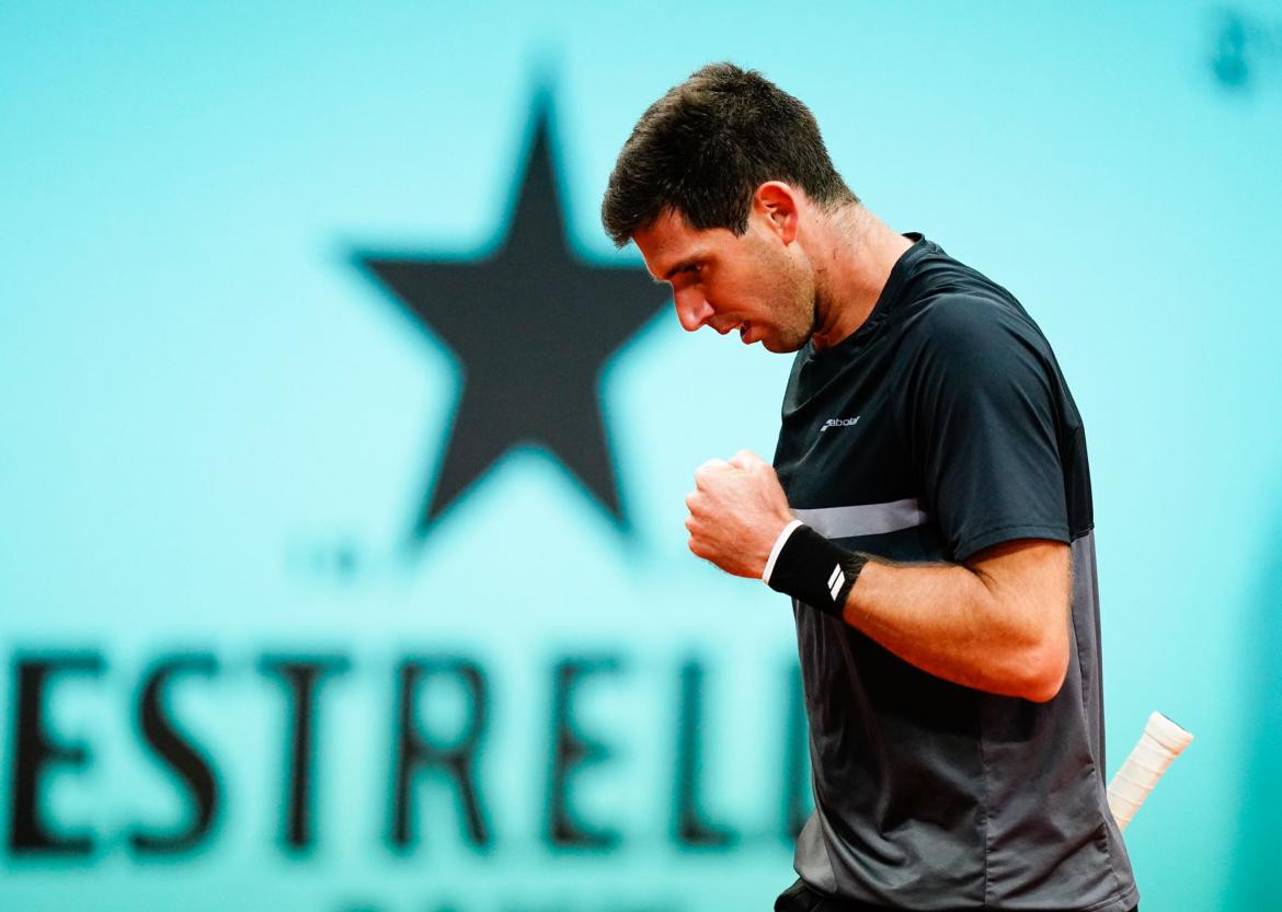 Federico Delbonis en el Masters 1000 de Madrid