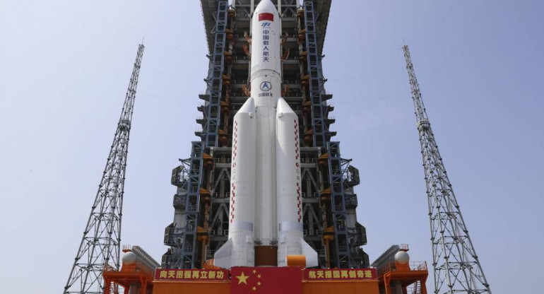 Cohete chino Long March 5B