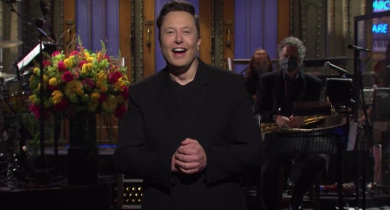 Elon Musk en Saturday Night Live, Foto: NBC