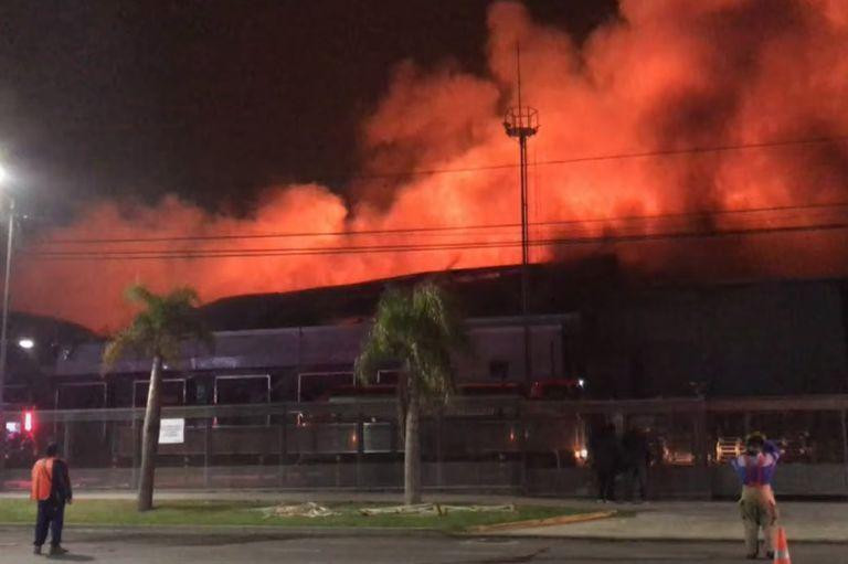 Incendio en panificadora en San Fernando