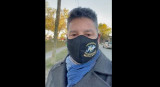Anuncio de obras en una plaza de Libertad - Gustavo Menéndez