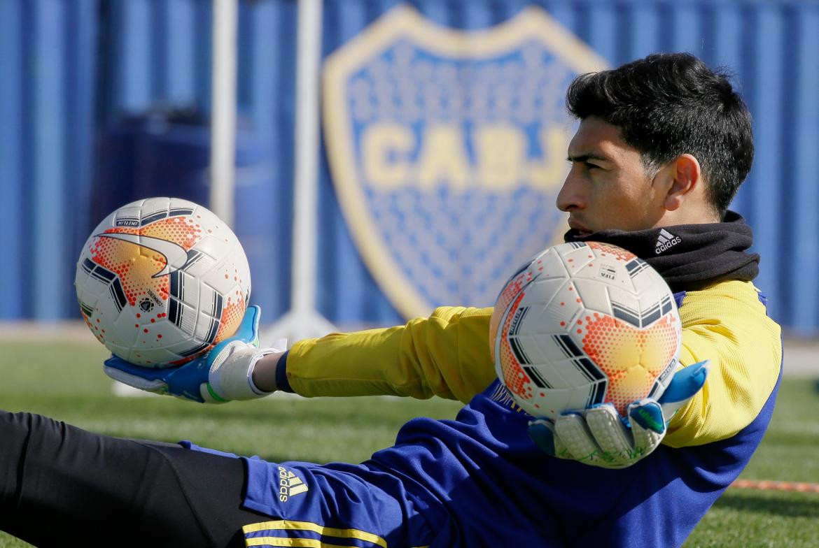 Esteban Andrada, arquero de Boca, foto NA