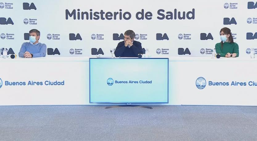 Fernán Quirós, ministro de Salud de la Ciudad, NA