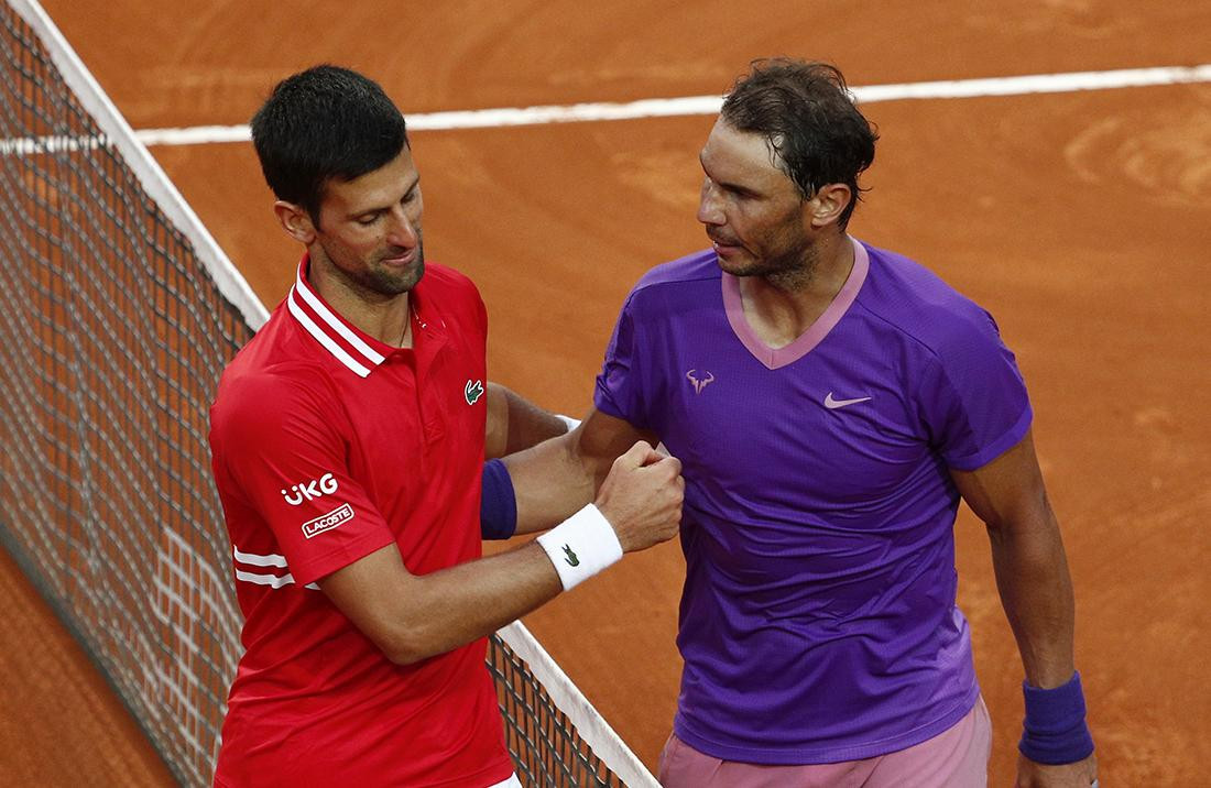 Victoria de Rafael Nadal ante Novak Djokovic, Reuters