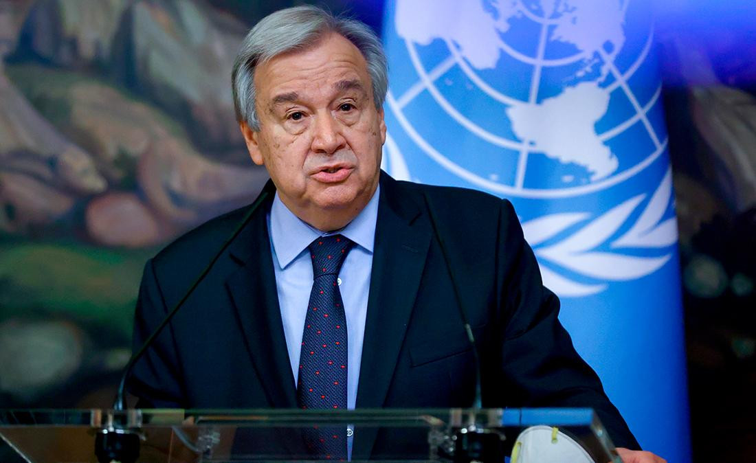Secretario general de ONU, António Guterres