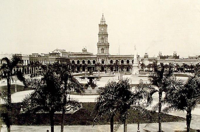 Cabildo, foto de 1876, 25 de Mayo de 1810