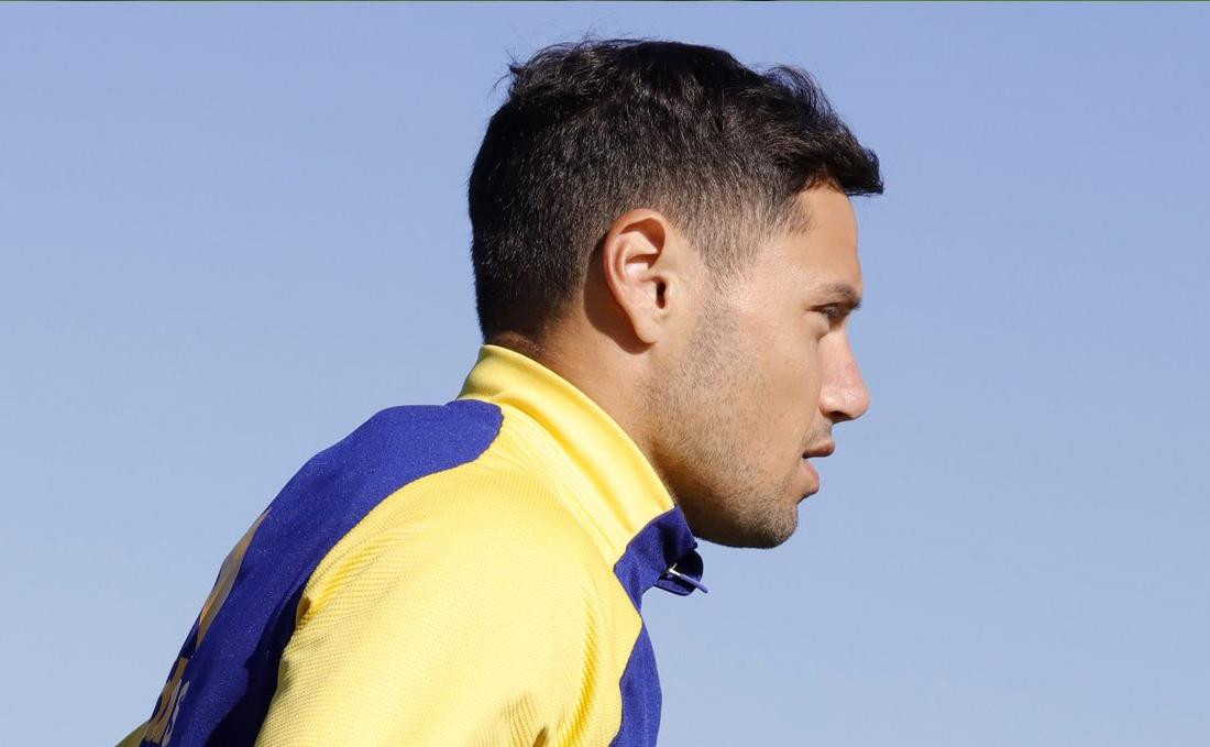 Mauro Zárate, Boca Juniors, entrenamiento, fútbol, NA