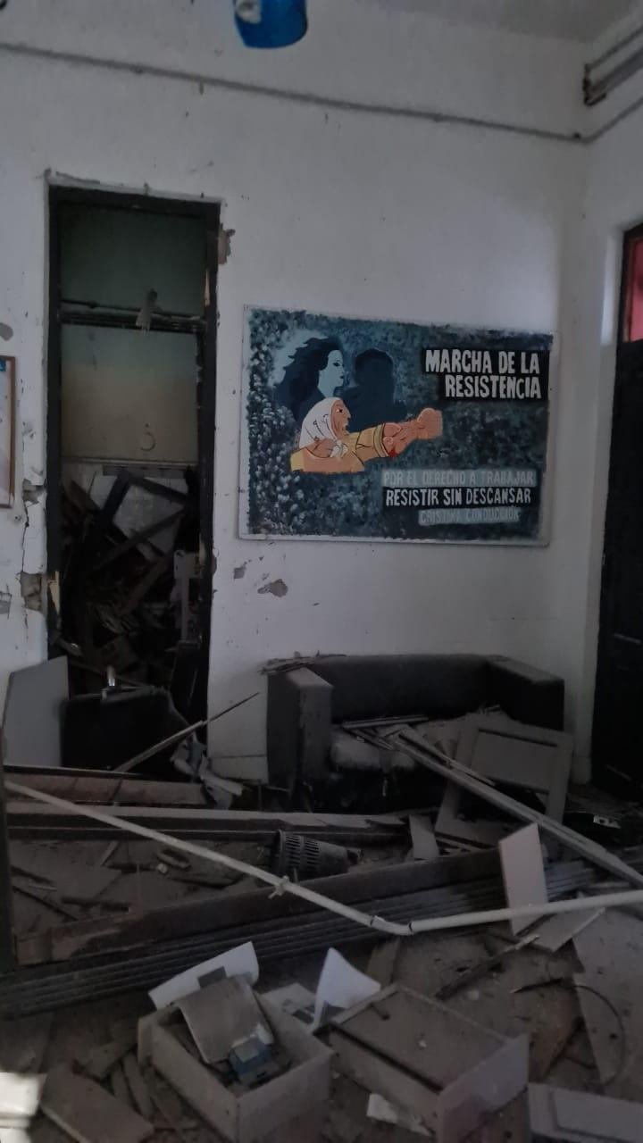 Sede del Frente de Todos en Bahía Blanca fue atacada con material explosivo