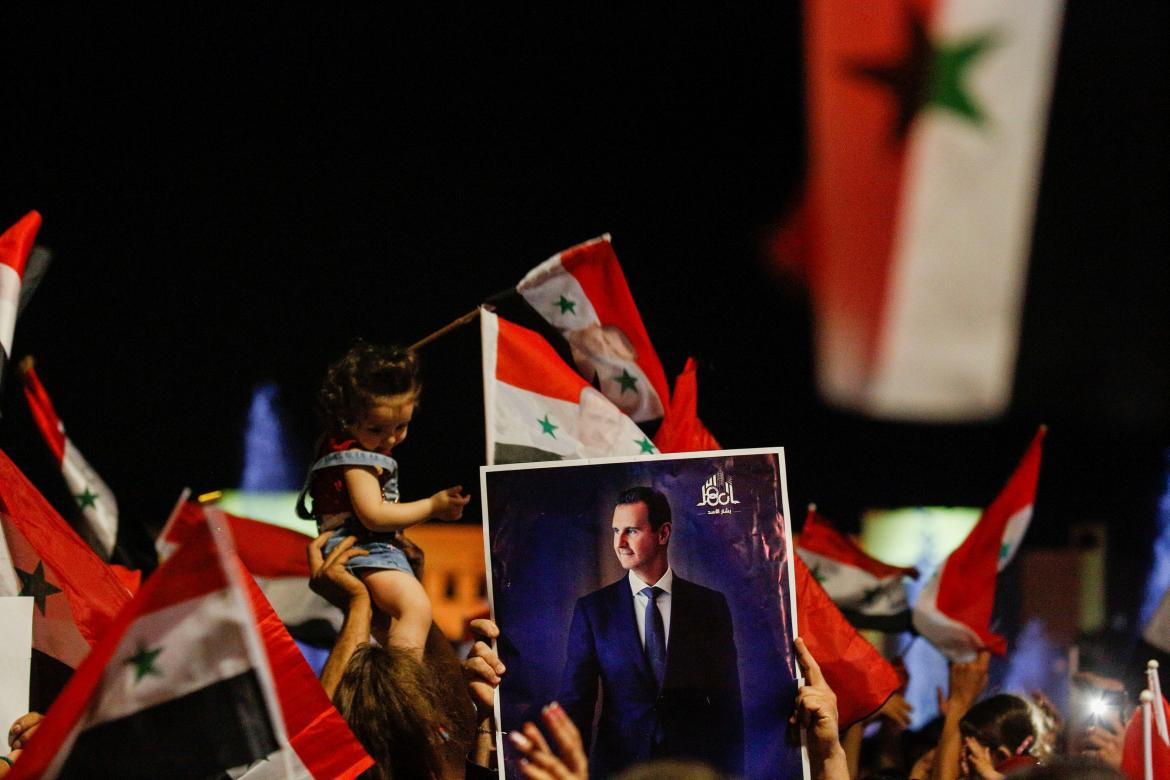 Festejos por eleccion de Bashar al Assad en Siria, REUTERS