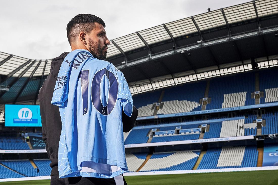 Sergio Kun Aguero, Manchester City, despedida en redes sociales, foto Twitter	