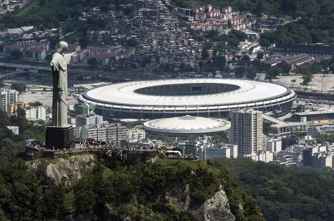 Estadio Maracana en Río de Janeiro, Brasil. NA.