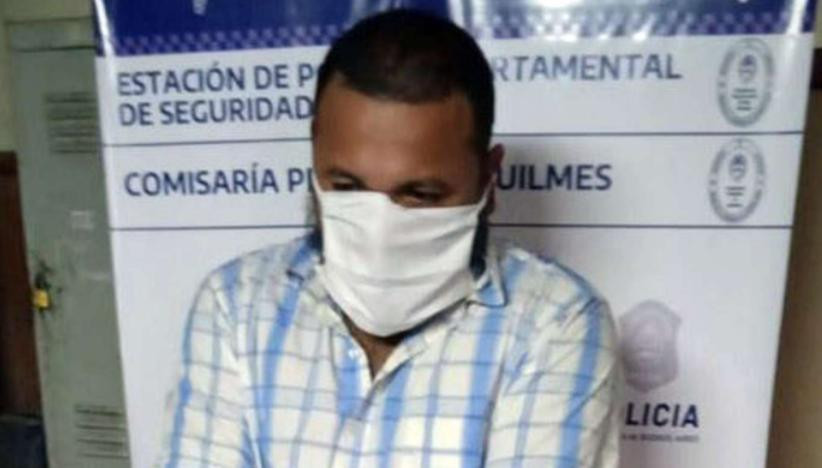 Hombre detenido por atacar a su mujer en Quilmes