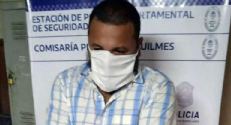 Hombre detenido por atacar a su mujer en Quilmes