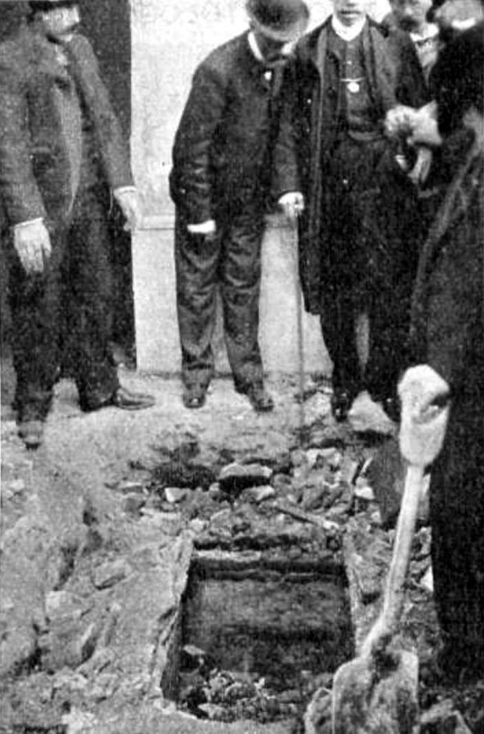 Exhumación de los restos de Manuel Belgrano