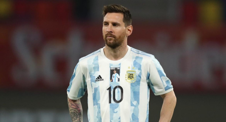 Lionel Messi, selección argentina, Homenaje a Maradona, REUTERS.