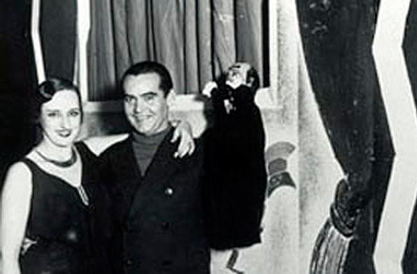 26 de marzo de 1934. Lorca se despedía con una función de títeres de cachiporra para sus amigos en el Teatro Avenida