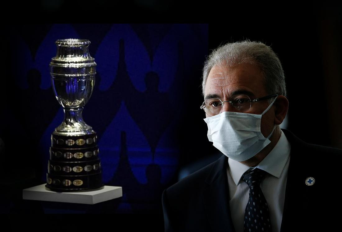 Copa América, ministro de Salud de Brasil, Marcelo Queiroga. Reuters