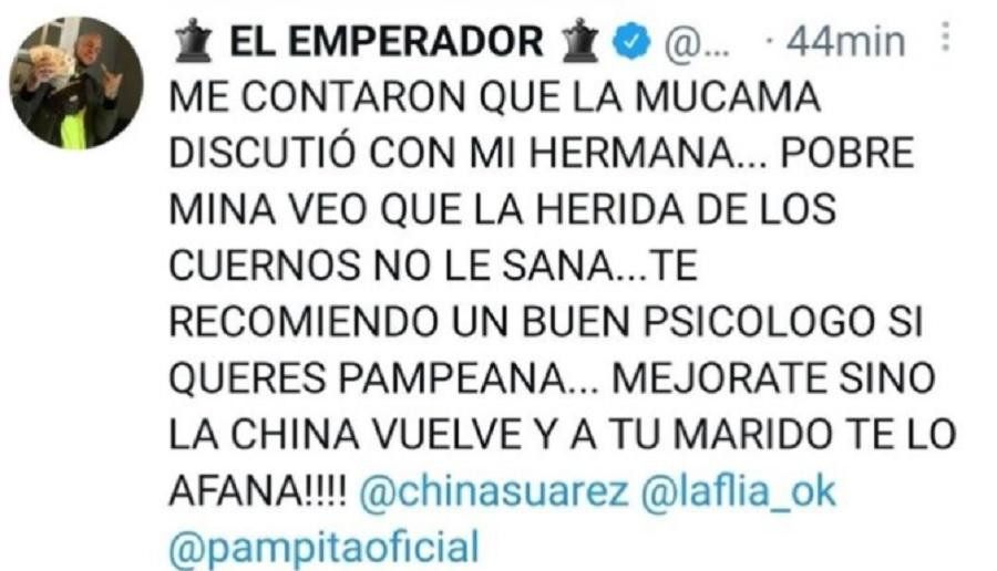 Polémico Mensaje de Alexander Caniggia contra Pampita