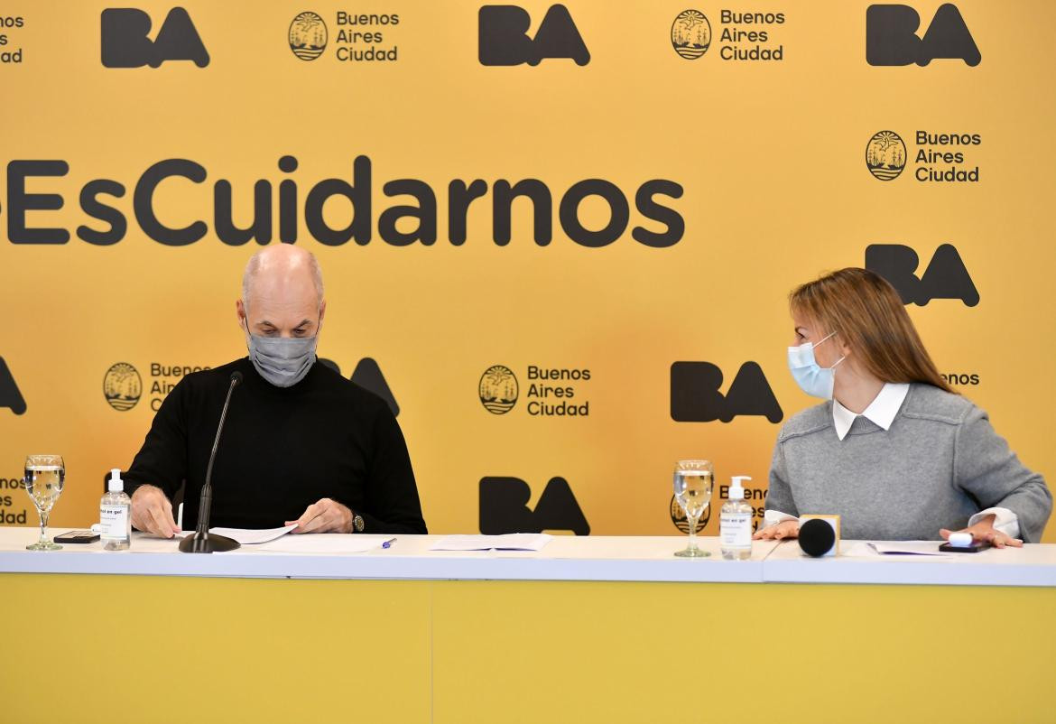 Horacio Rodríguez Larreta, anuncia las medidas adoptadas en la ciudad ante la pandemia de Covid