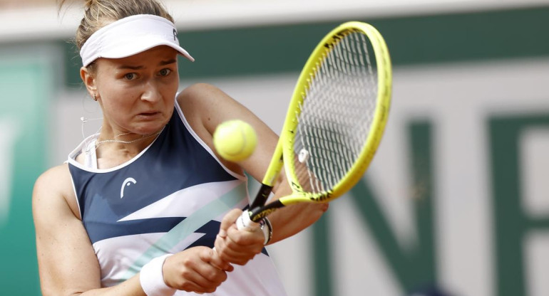 Barbora Krejcikova en Roland Garros, AGENCIA EFE