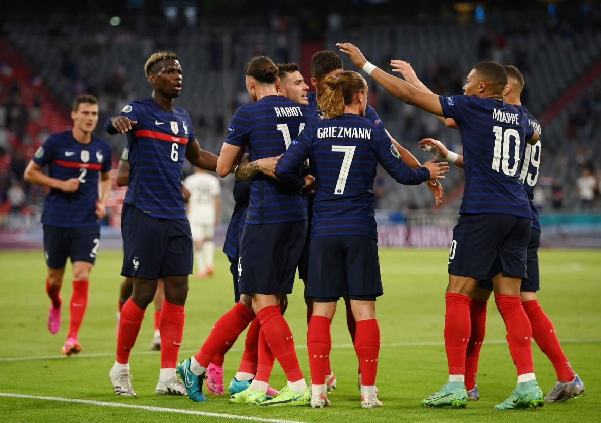 Festejo de Francia ante Alemania por la Eurocopa, REUTERS