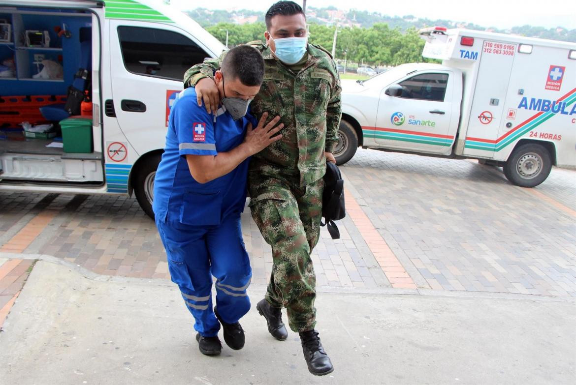 Varios militares heridos tras la explosión de un coche bomba en Colombia, EFE