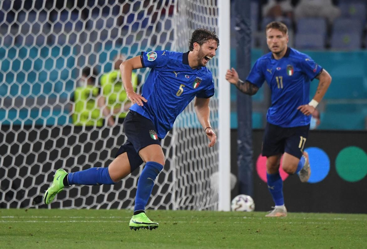 Festejo de Italia ante Suiza por la Eurocopa, REUTERS