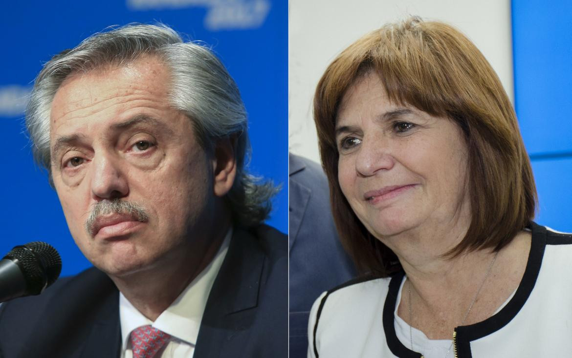 Alberto Fernández y Patricia Bullrich, NA