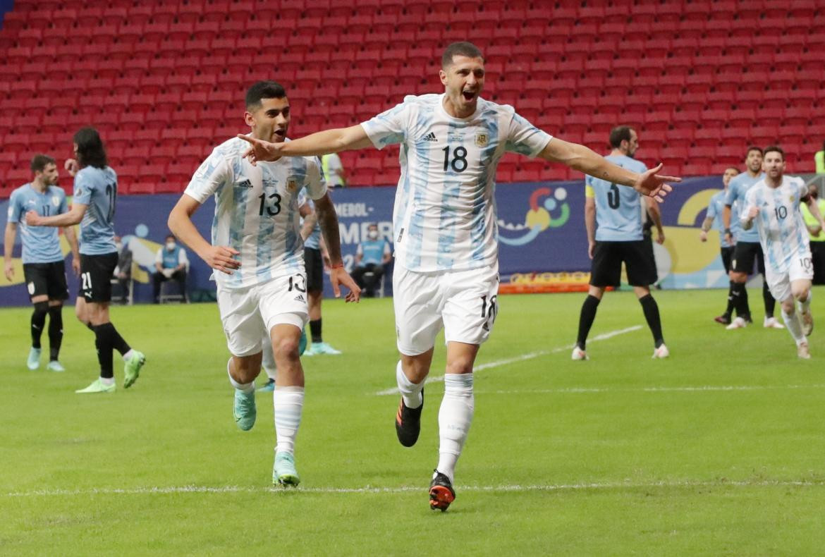Guido Rodríguez, Argentina vs Uruguay, Copa América, Reuters