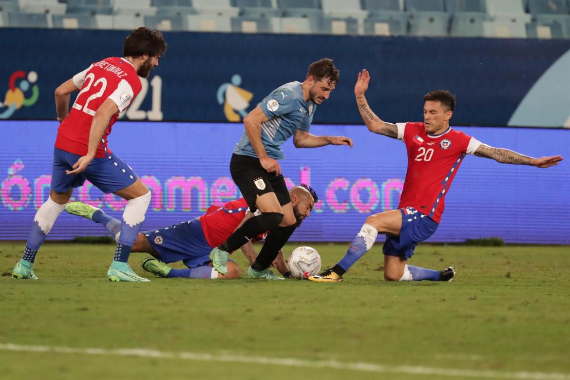 Uruguay vs Chile, Copa América, EFE