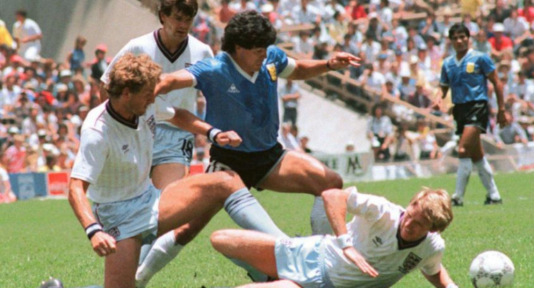 Diego Maradona, gol a los ingleses, NA