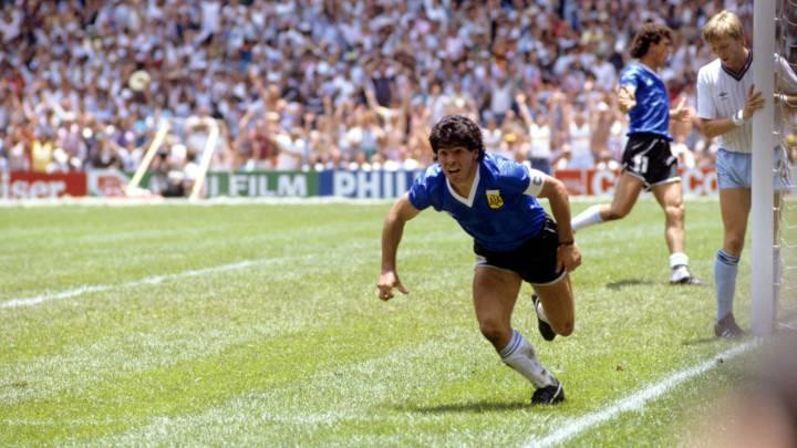 Diego Maradona, gol a los ingleses, NA