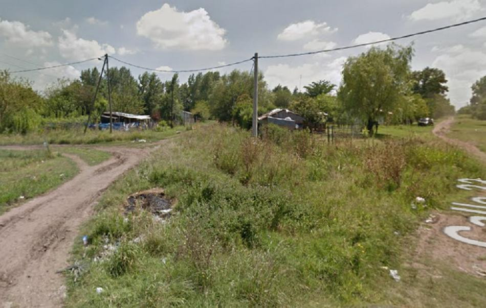 Fratricidio en Moreno, lugar del hecho, captura Google Maps