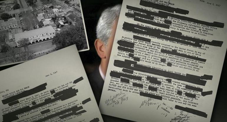 Adolf Hitler en Brasil, Hotel Atlántico, Cassino, documento desclasificado del FBI de 1947