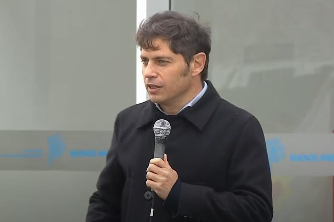 Axel Kicillof, gobernador de la provincia de Buenos Aires, foto captura video Youtube