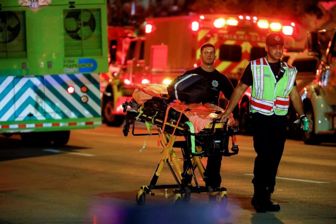 Derrumbe de un edificio en Miami, Reuters.