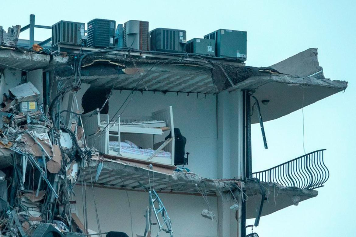 Derrumbe de un edificio en Miami, EFE