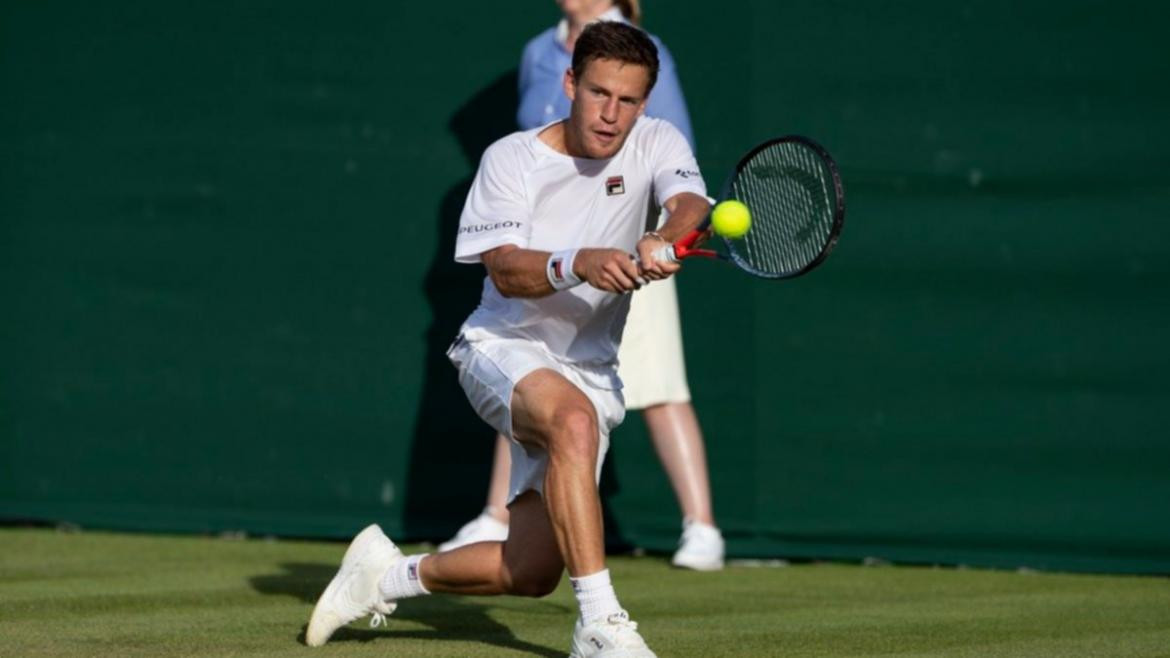 Diego Schwartzman en Wimbledon