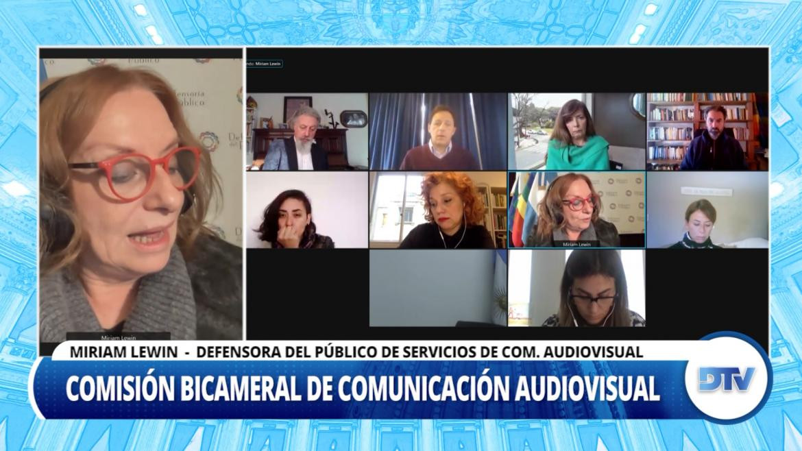 Miriam Lewin presentó un informe de gestión en el Congreso