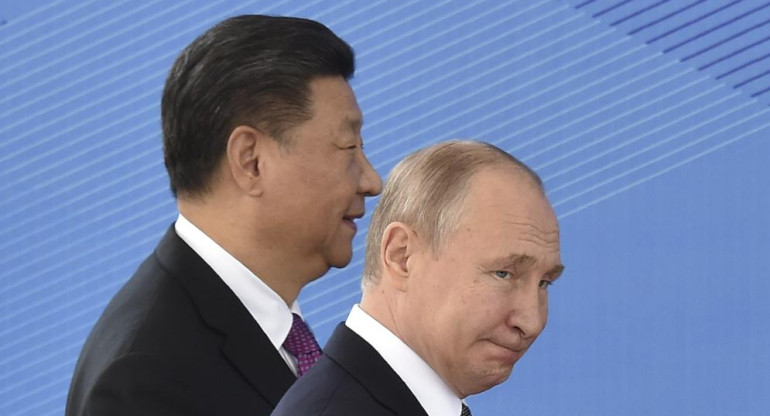Xi Jinping y Vladimir Putin. Foto: NA.