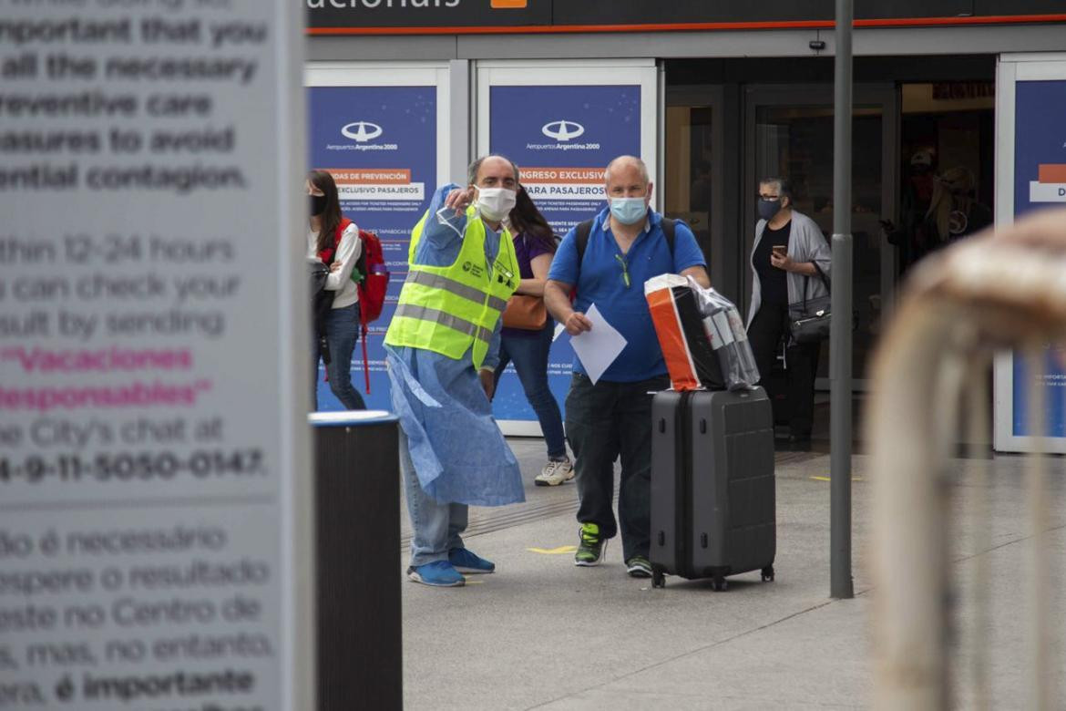 Coronavirus en Argentina, aeropuerto, NA