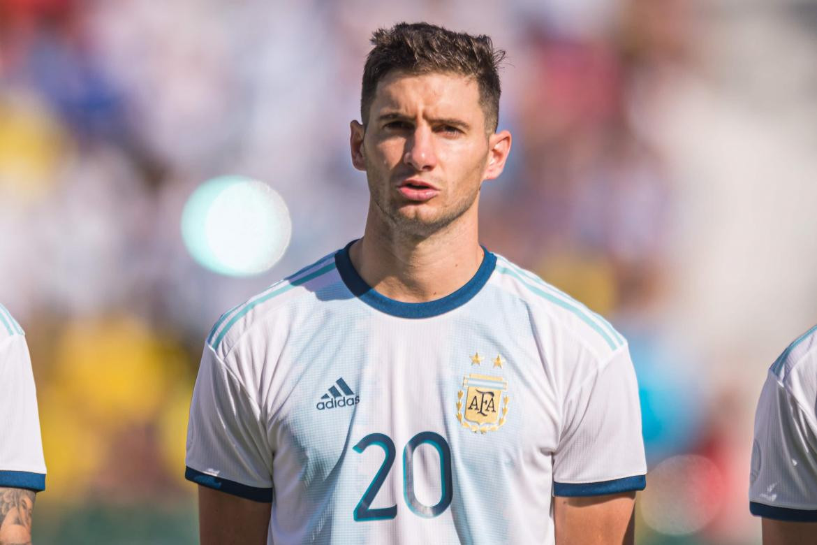 Lucas Alario en la Selección Argentina