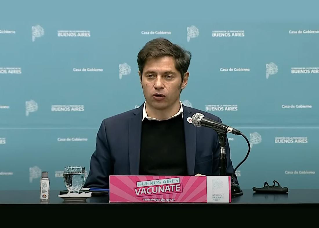 Axel Kicillof, gobernador de la provincia de Buenos Aires	