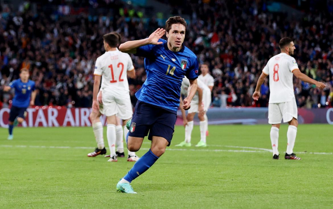 Gol de Italia ante España por la Eurocopa, REUTERS