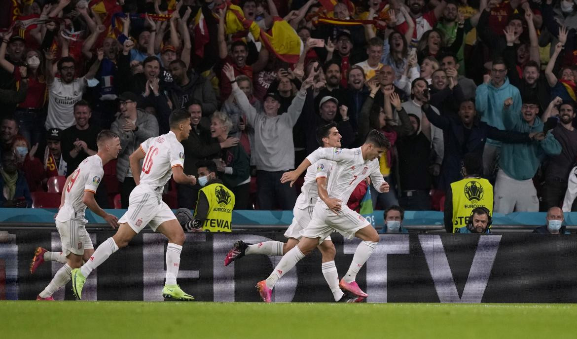 Festejo de España ante Italia por la Eurocopa, REUTERS